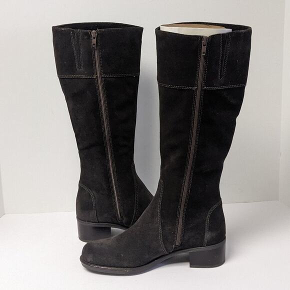 La Canadienne Passion Knee High Boots, Espresso Suede, Women's 7 - Picture 2 of 7